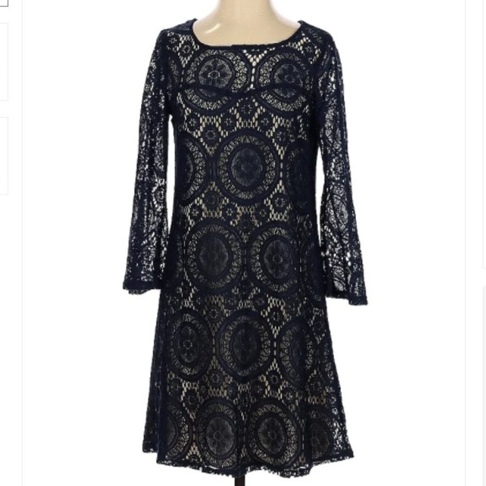 Tacera Dress, Black Lace, 100% Poly, 2XL
